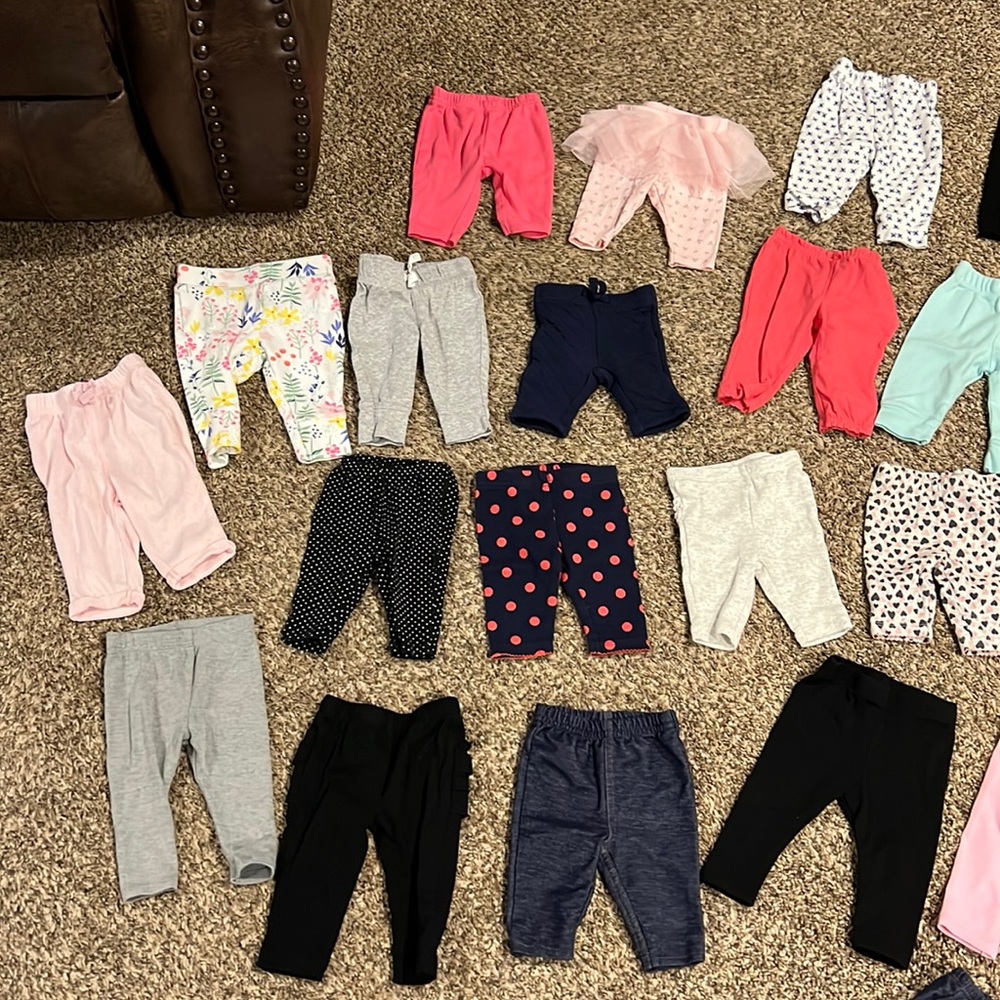 Baby girl newborn pants